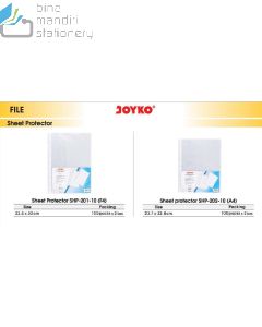 Jual Joyko Sheet Protector SHP-201-10 (F4) terlengkap di toko alat tulis