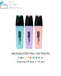 Jual Penanda Tulisan Kenko Highlighter PHL-100 Pastel Pink termurah harga grosir Jakarta