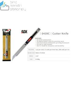 sample Image alat tulis Pisau Kater Kecil SDI 0439C Cutter (A-300) Professional Cutter Blade